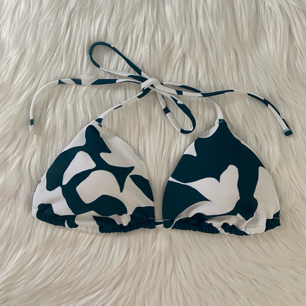 halter string triangle bikini top
